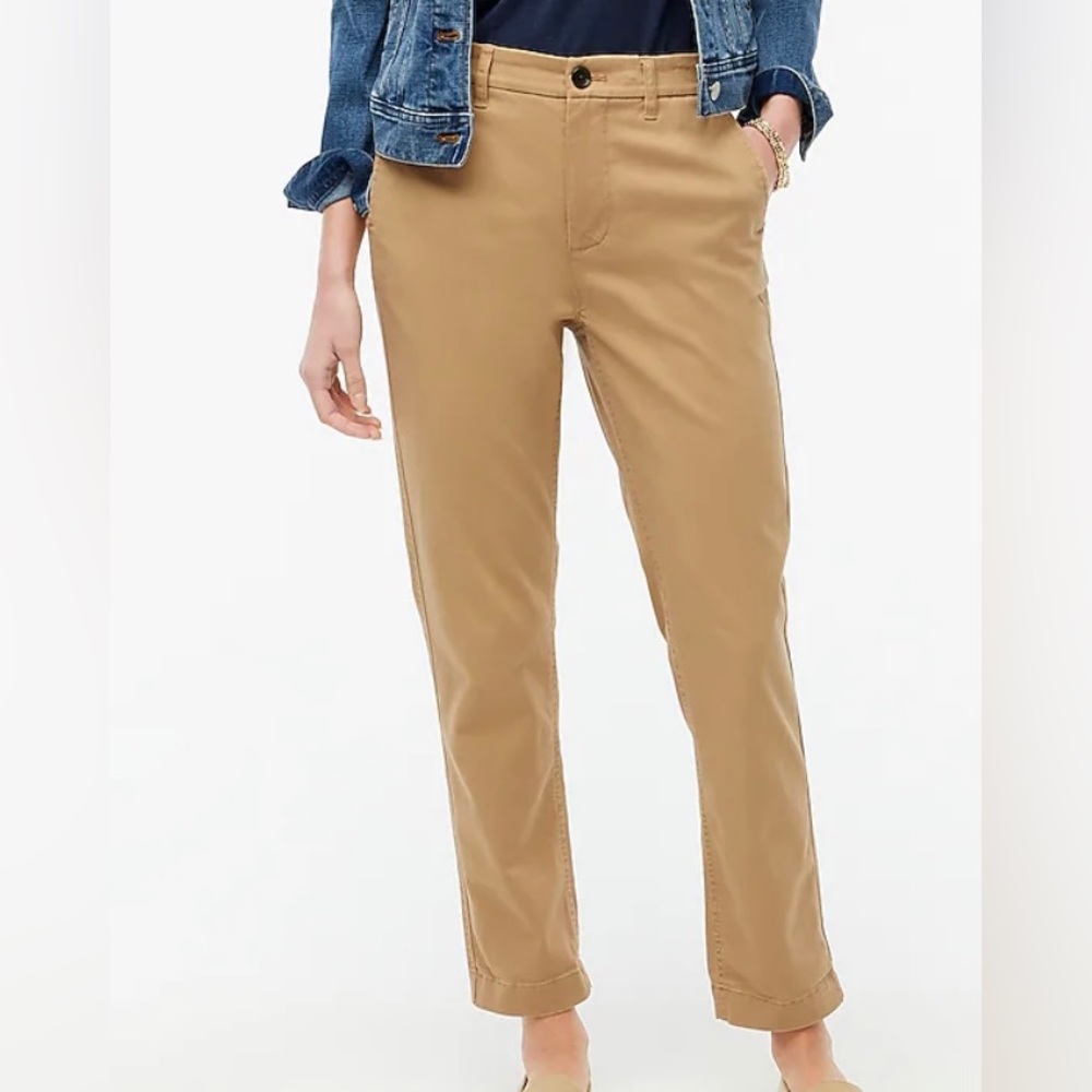 J. Crew High-Rise Girlfriend Chino Pants 6
